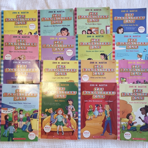COPY 16 x The Baby-Sitters Club Chapter Books #1-16 By Ann Martin Netflix Series - Picture 1 of 9